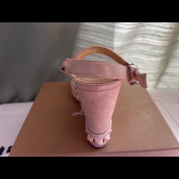 This has been sold- Beautiful, pre loved Christian Louboutin platform wedges - Picture 8 of 12